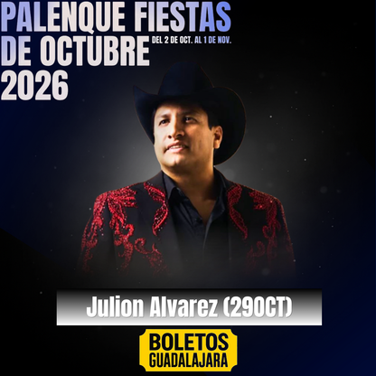 Julion Álvarez (29 OCT) Fiestas Octubre