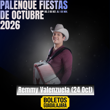 Remmy Valenzuela (24 OCT) Fiestas Octubre